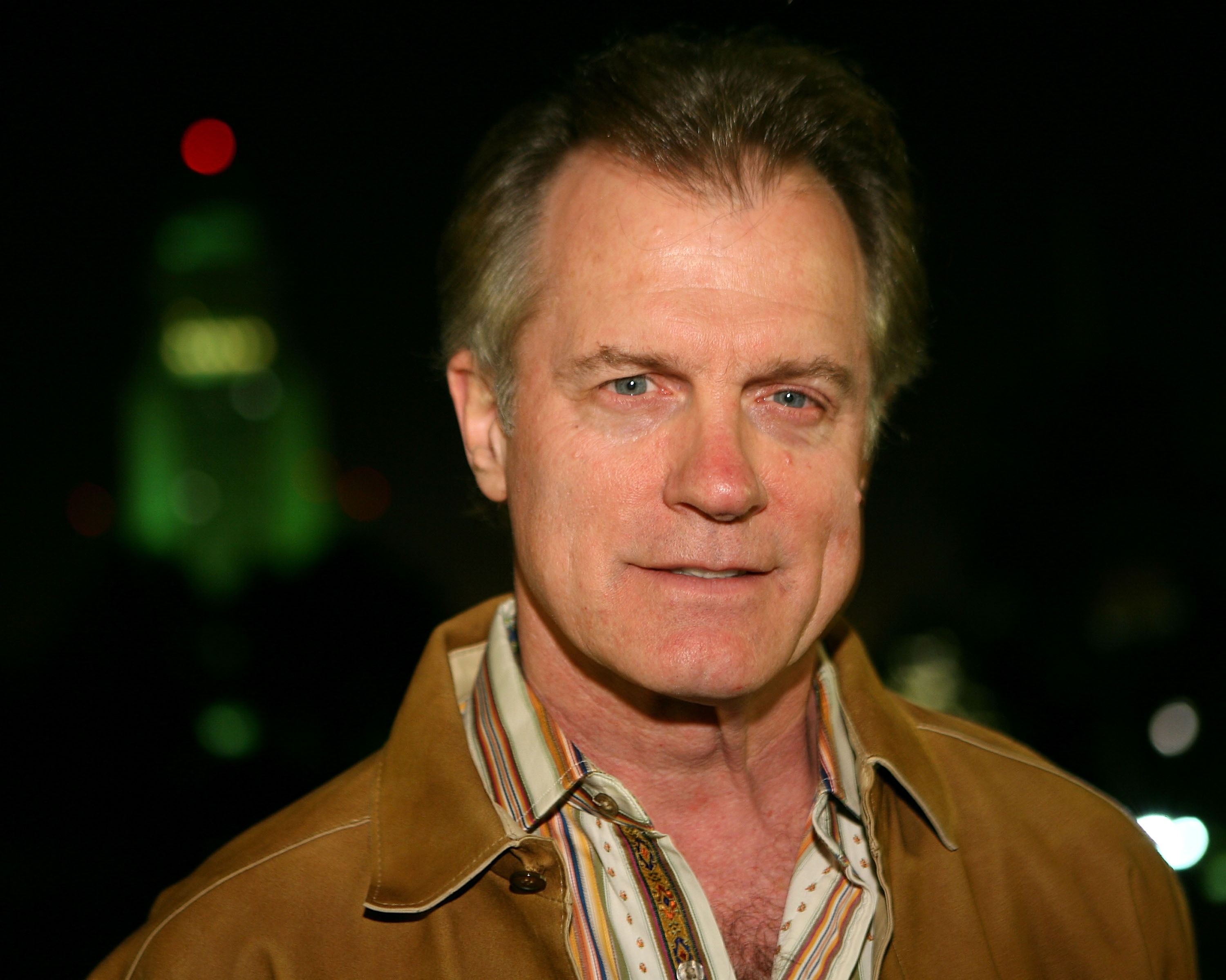 LOS ANGELES, CA - JULY 02:  Actor Stephen Collins poses in front of City Hall at the kick off of 