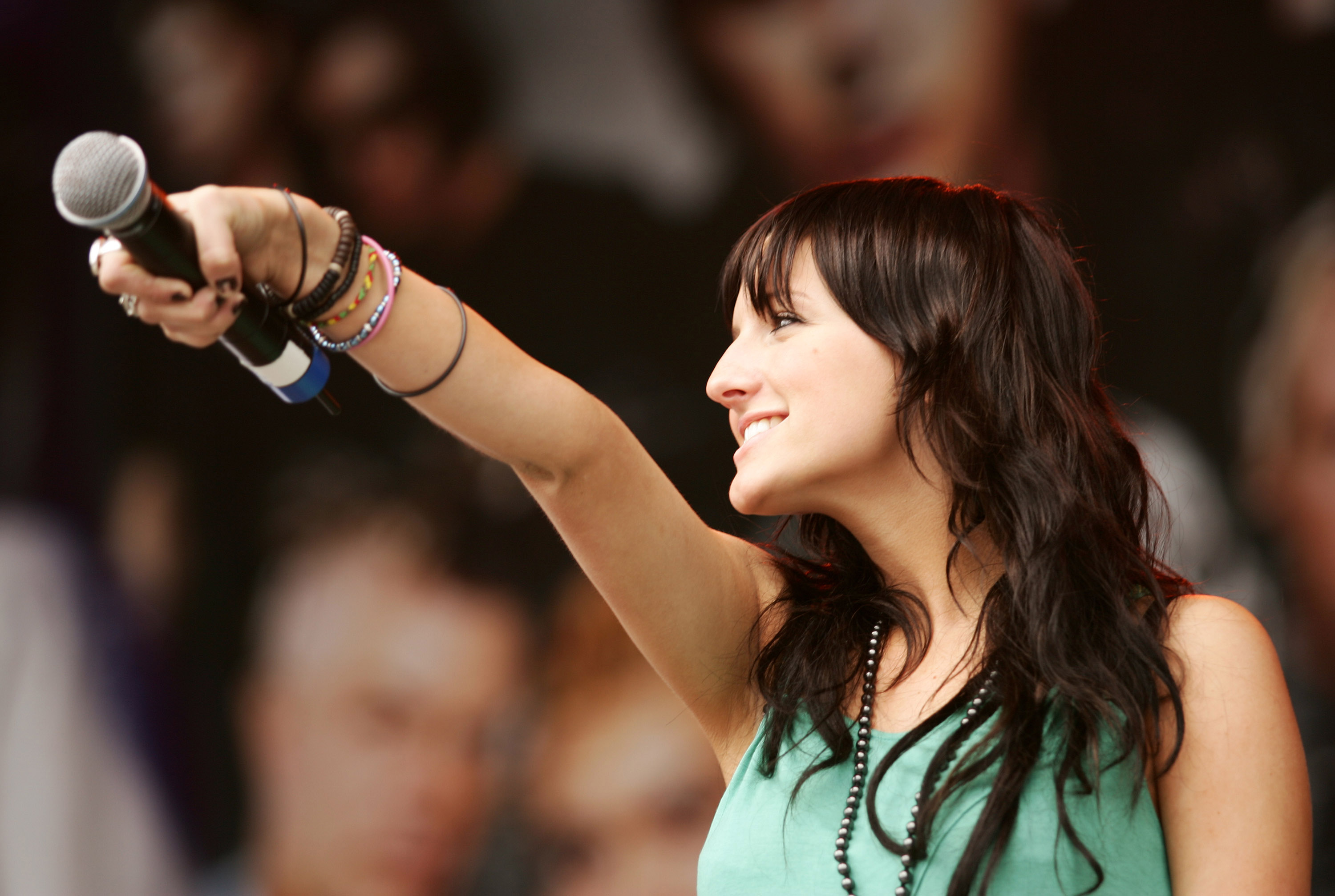 Ashlee Simpson during KMXV