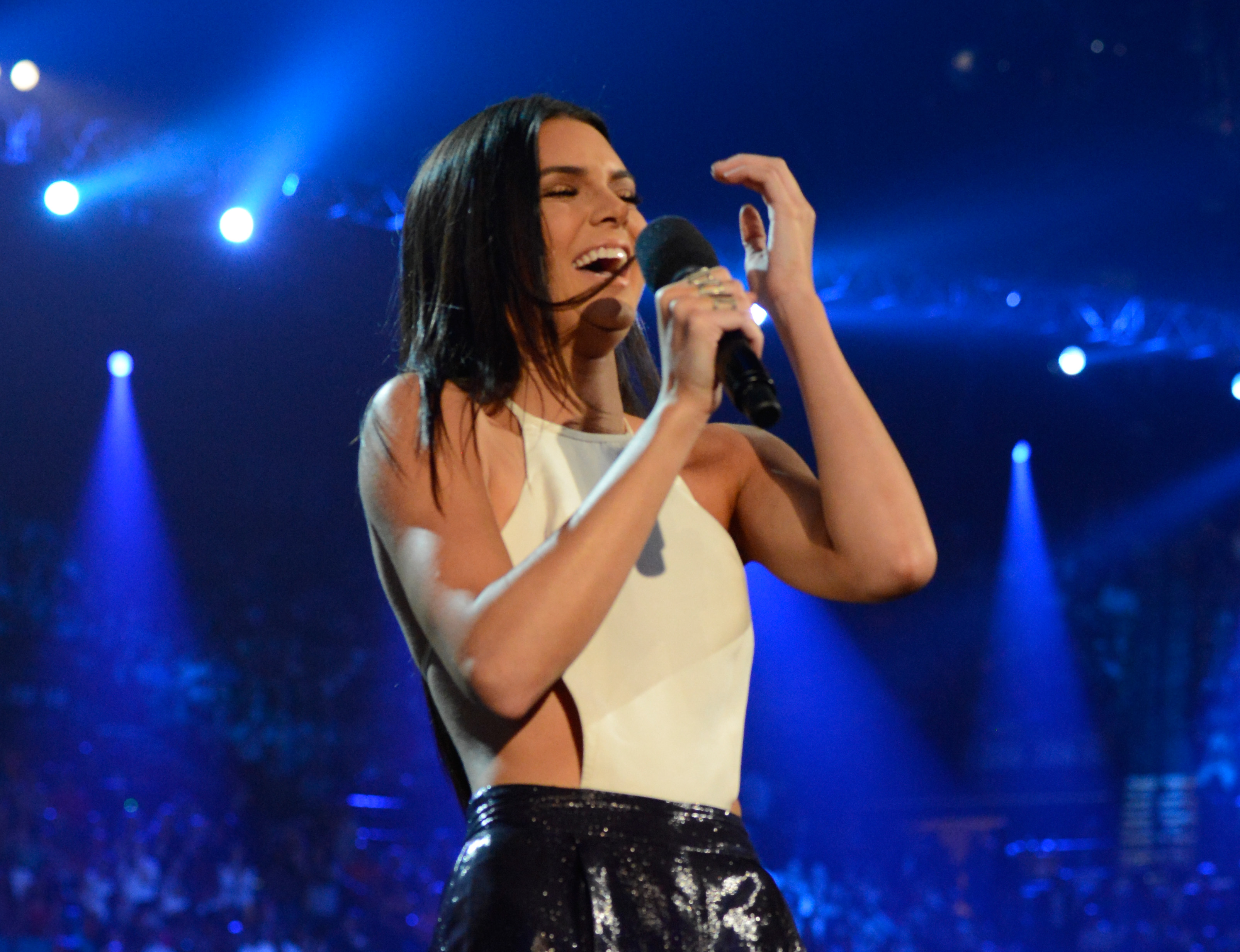 LAS VEGAS, NV - MAY 18:  Model Kendall Jenner speaks onstage during the 2014 Billboard Music Awards at the MGM Grand Garden Arena on May 18, 2014 in Las Vegas, Nevada.  (Photo by Kevin Mazur/Billboard Awards 2014/WireImage)