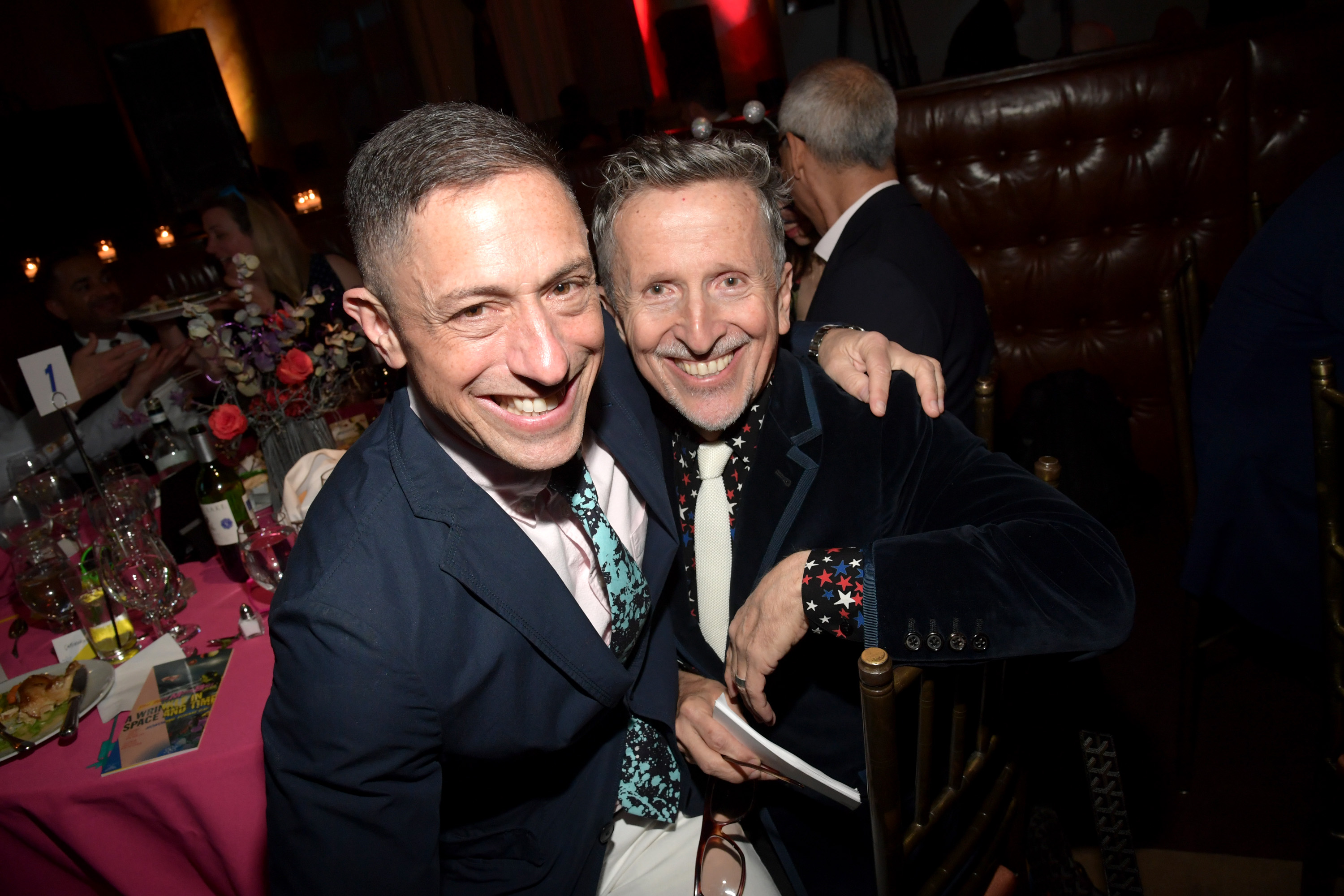 NEW YORK, NEW YORK - JUNE 04:   Jonathan Adler and Simon Doonan attend the A Wrinkle In Space And Time: The 2019 Moth Ball honoring Roxane Gay at Capitale on June 04, 2019 in New York City. (Photo by Ben Gabbe/Getty Images for The Moth)