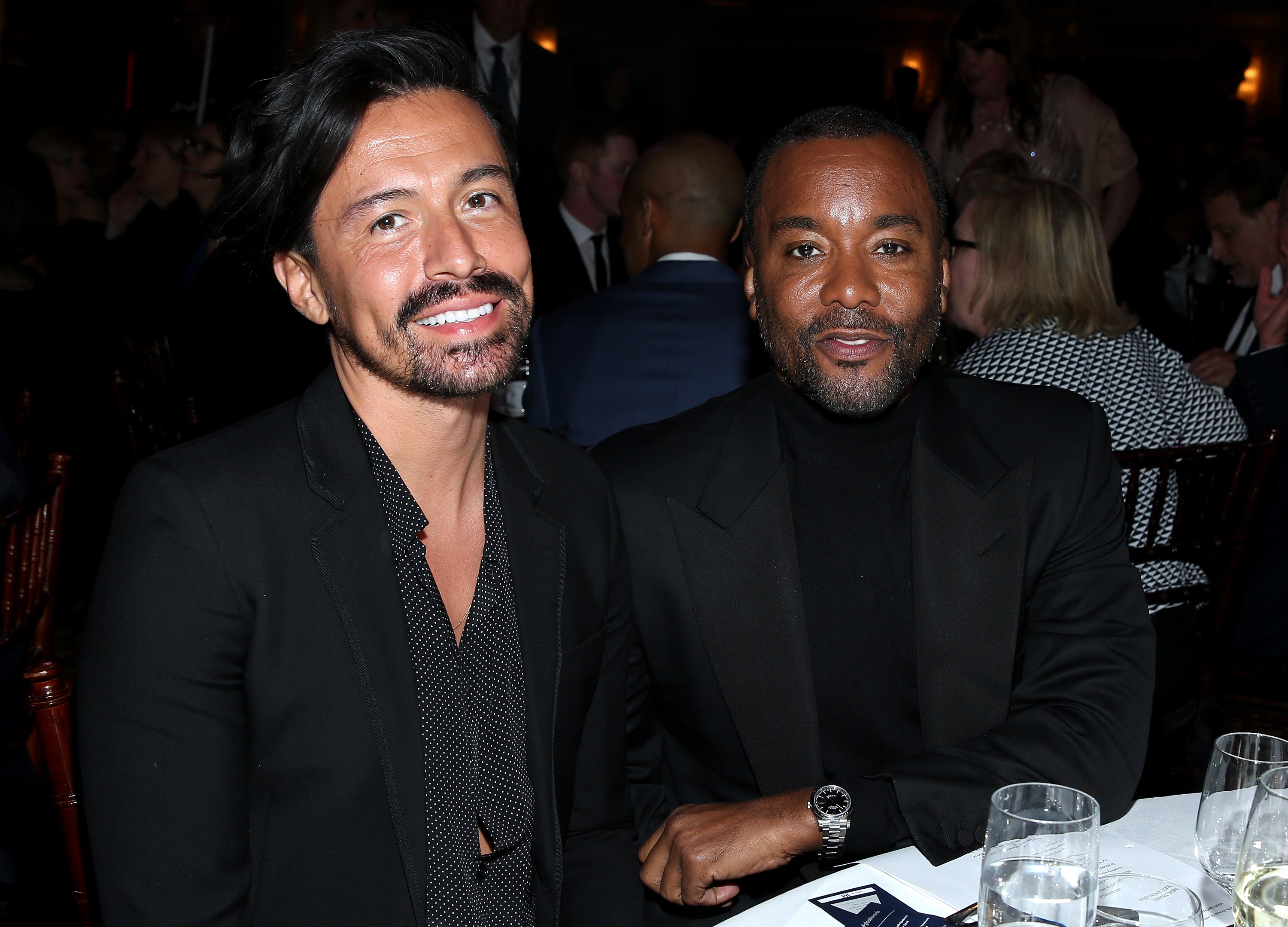 NEW YORK, NY - MAY 14:  Jahil Fisher (L) and Director Lee Daniels attend the 27th Annual GLAAD Media Awards in New York on May 14, 2016 in New York City.  (Photo by Cindy Ord/Getty Images for GLAAD)