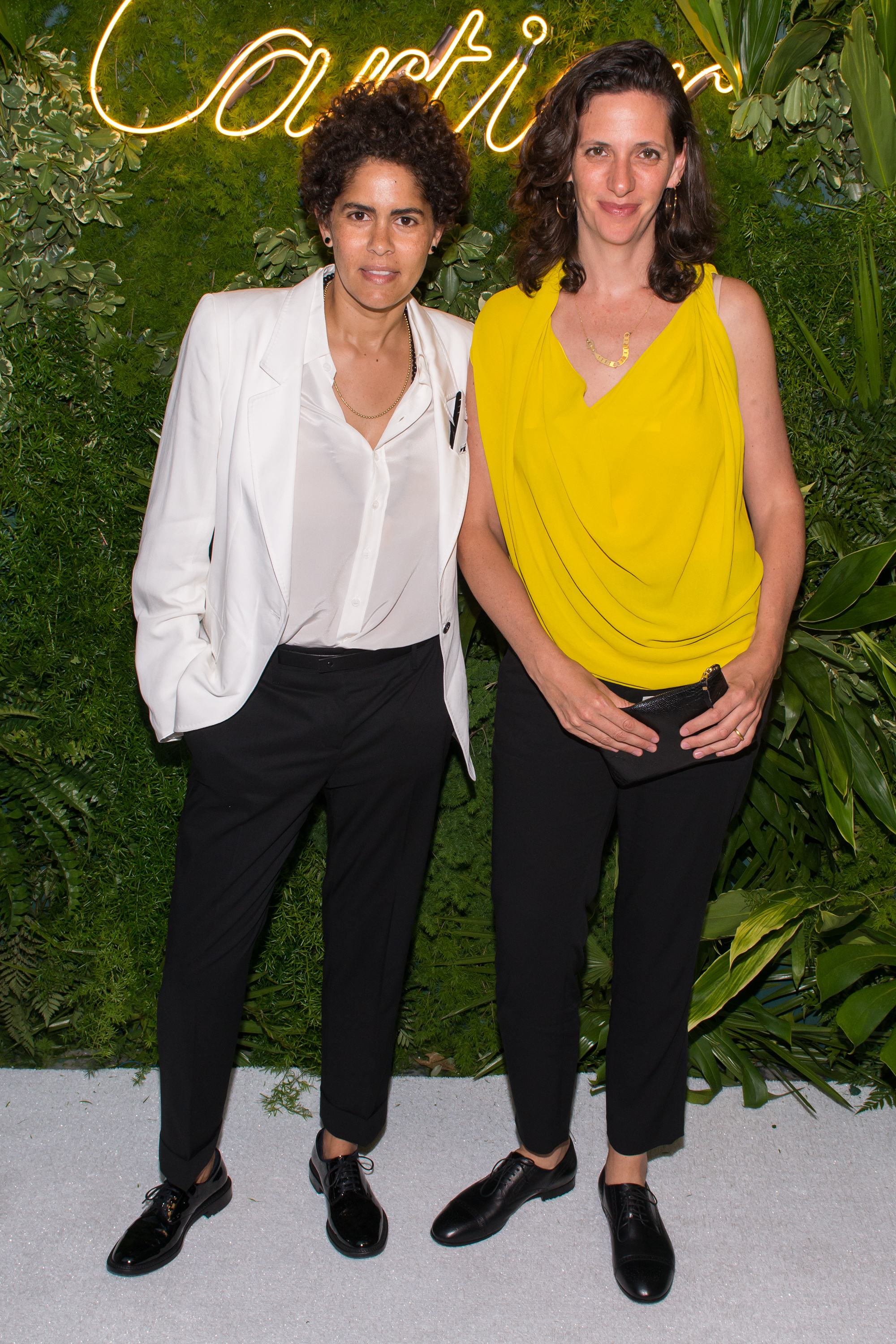 NEW YORK, NY - MAY 21:  Julie Mehretu (L) and Jessica Rankin attend the 2013 Party In The Garden at Museum of Modern Art on May 21, 2013 in New York City.  (Photo by Michael Stewart/WireImage)