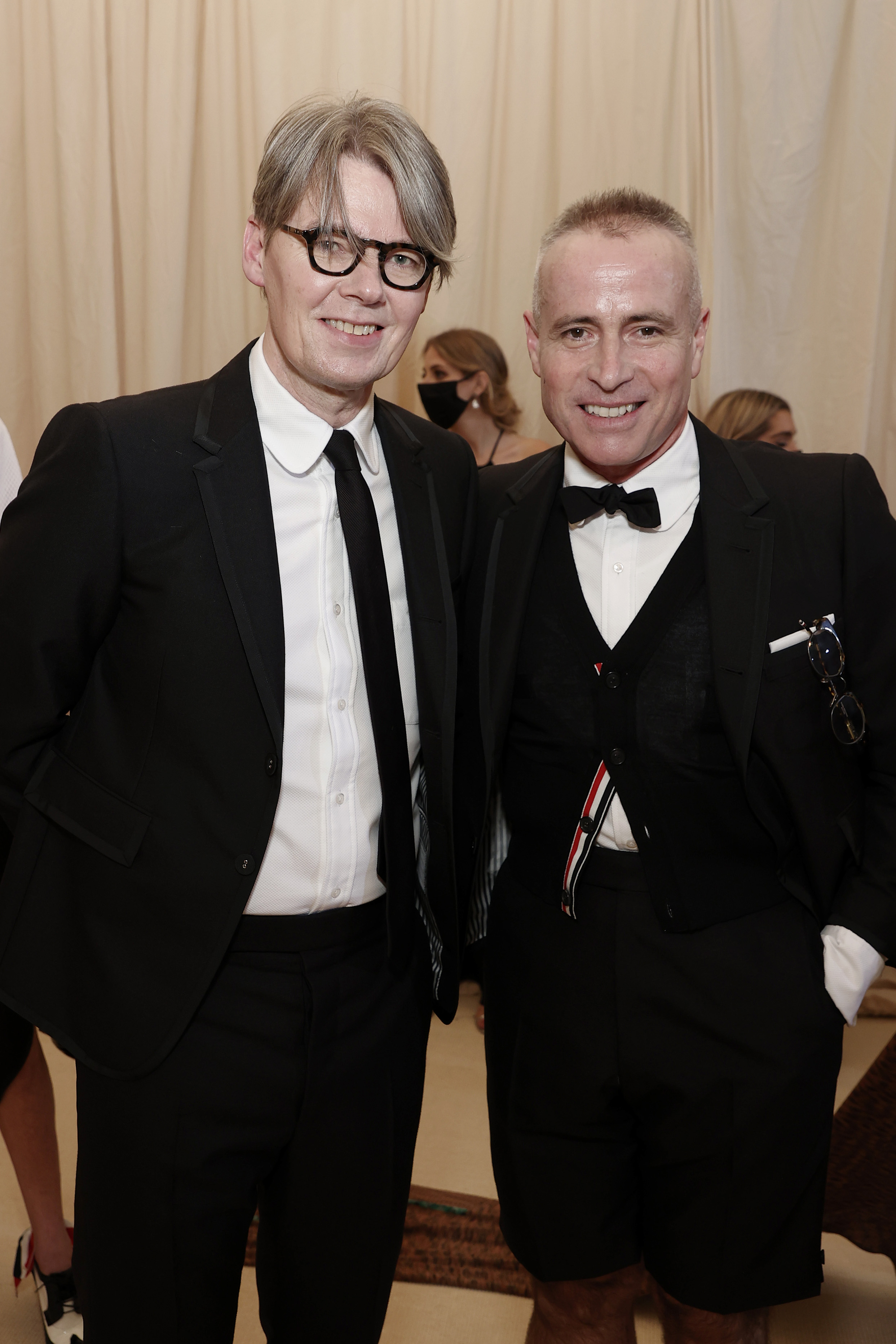NEW YORK, NEW YORK - SEPTEMBER 13: (L-R) Head Curator of the Metropolitan Museum of Art