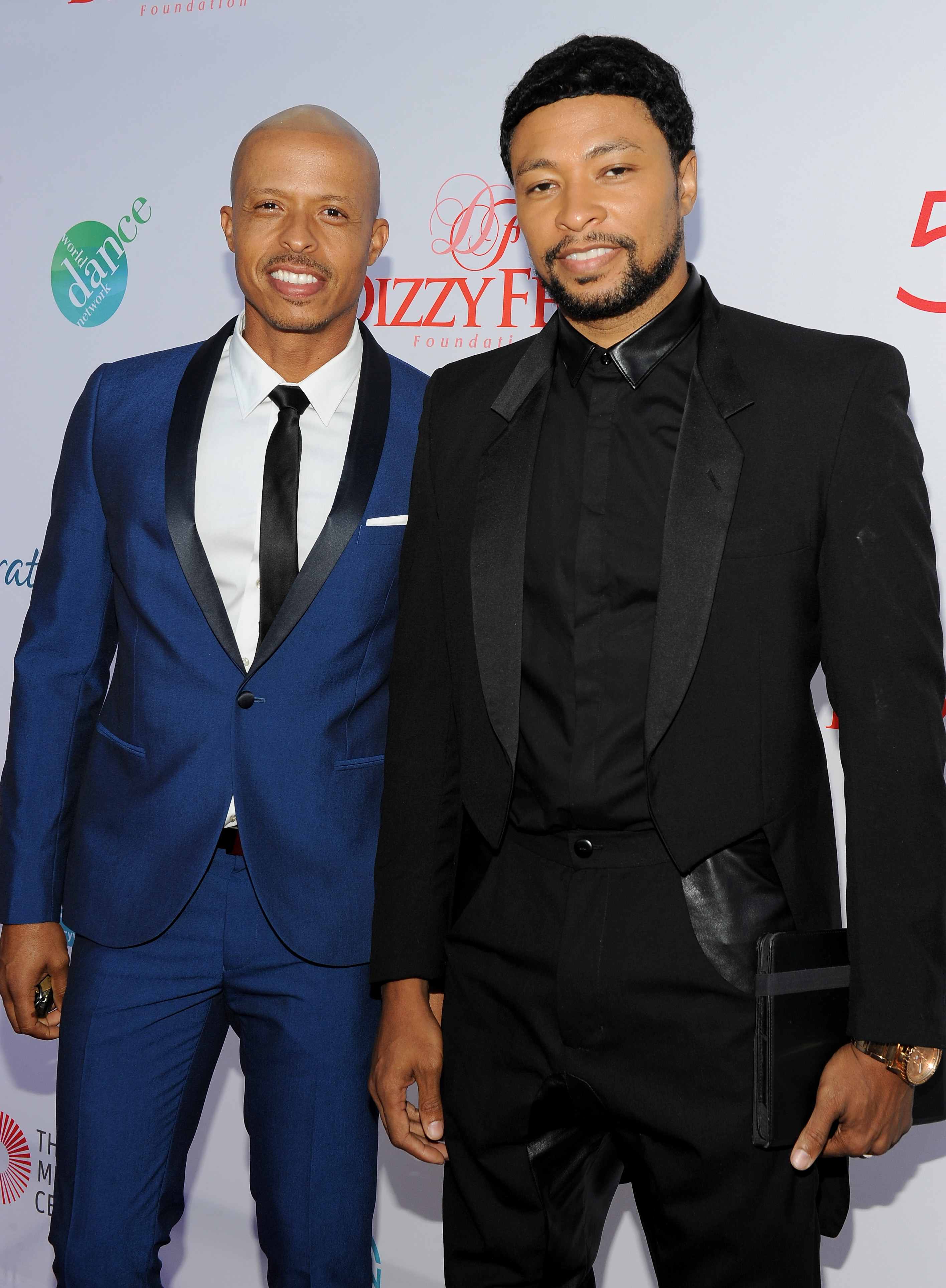 LOS ANGELES, CA - JULY 19:  Actor Jamal Sims (L) and Octavius Terry-Sims attend Dizzy Feet Foundation