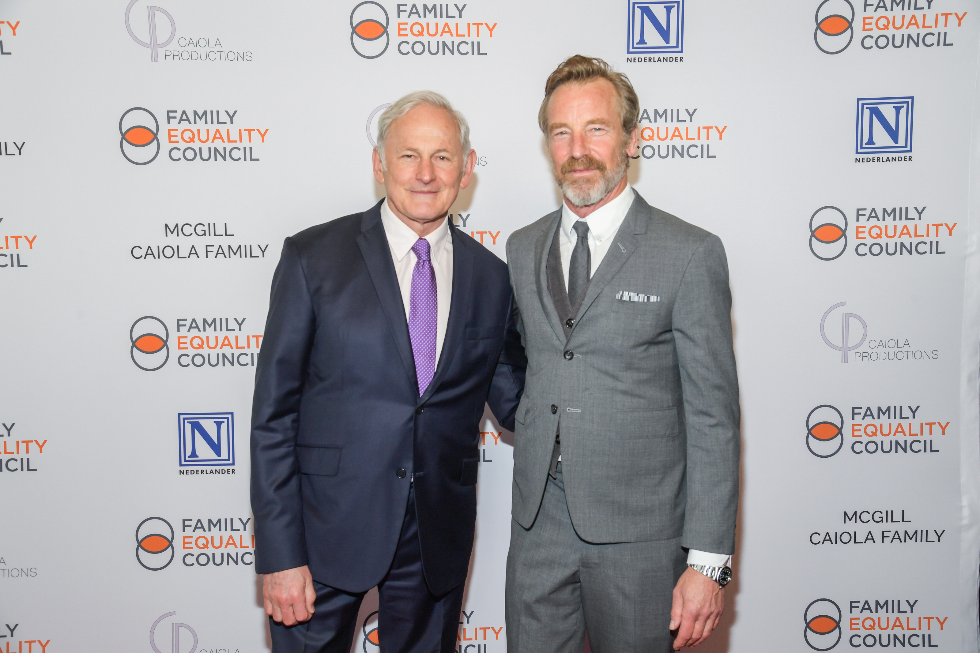 NEW YORK, NEW YORK - MAY 06: Victor Garber and Rainer Andreesen attend the Family Equality Council