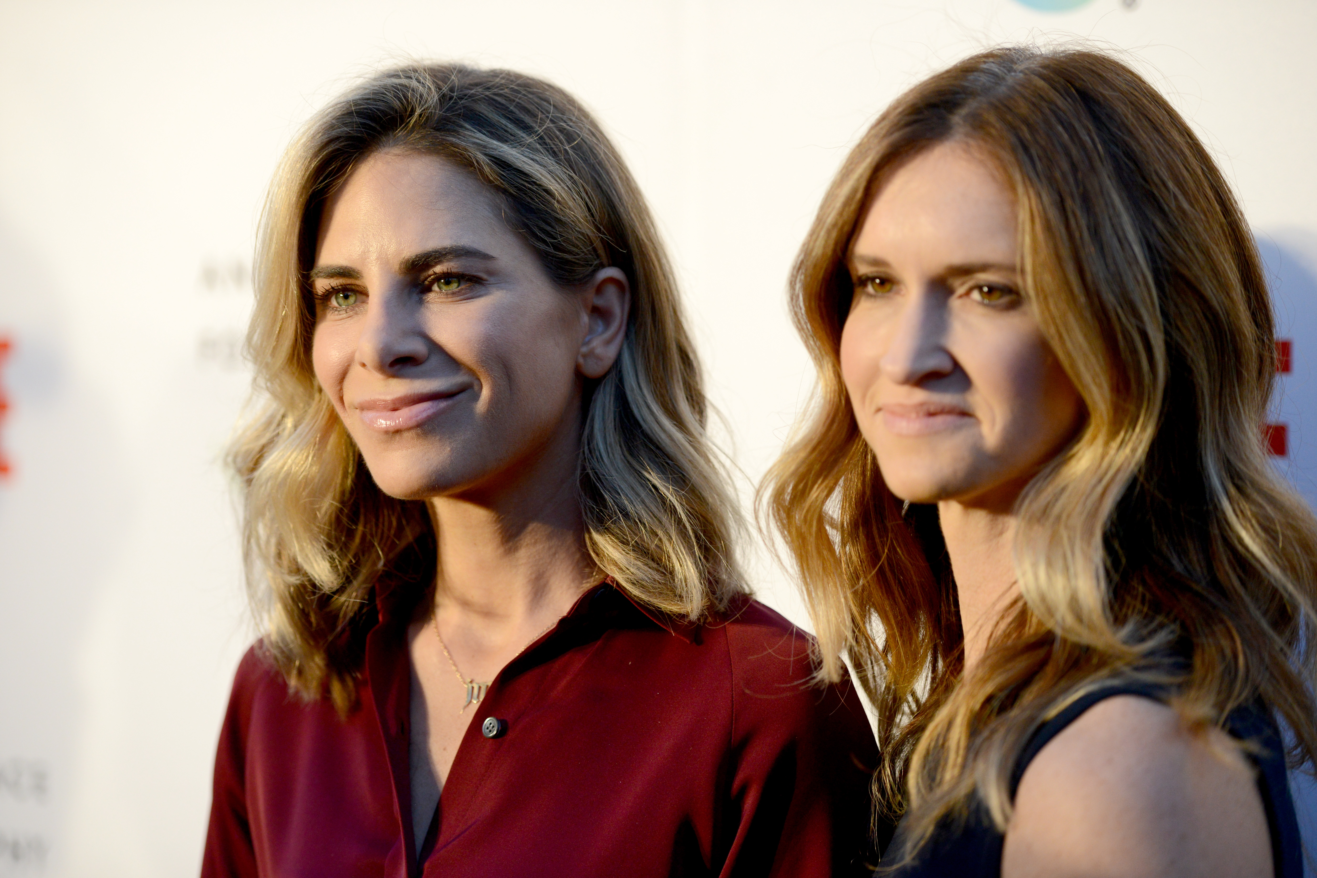 CENTURY CITY, CA - APRIL 21:  Tv personallity Jillian Michaels (L) and talent manager Heidi Rhoades attend the opening of REFUGEE Exhibit at Annenberg Space For Photography on April 21, 2016 in Century City, California.  (Photo by Michael Kovac/Getty Images for Annenberg Foundation)