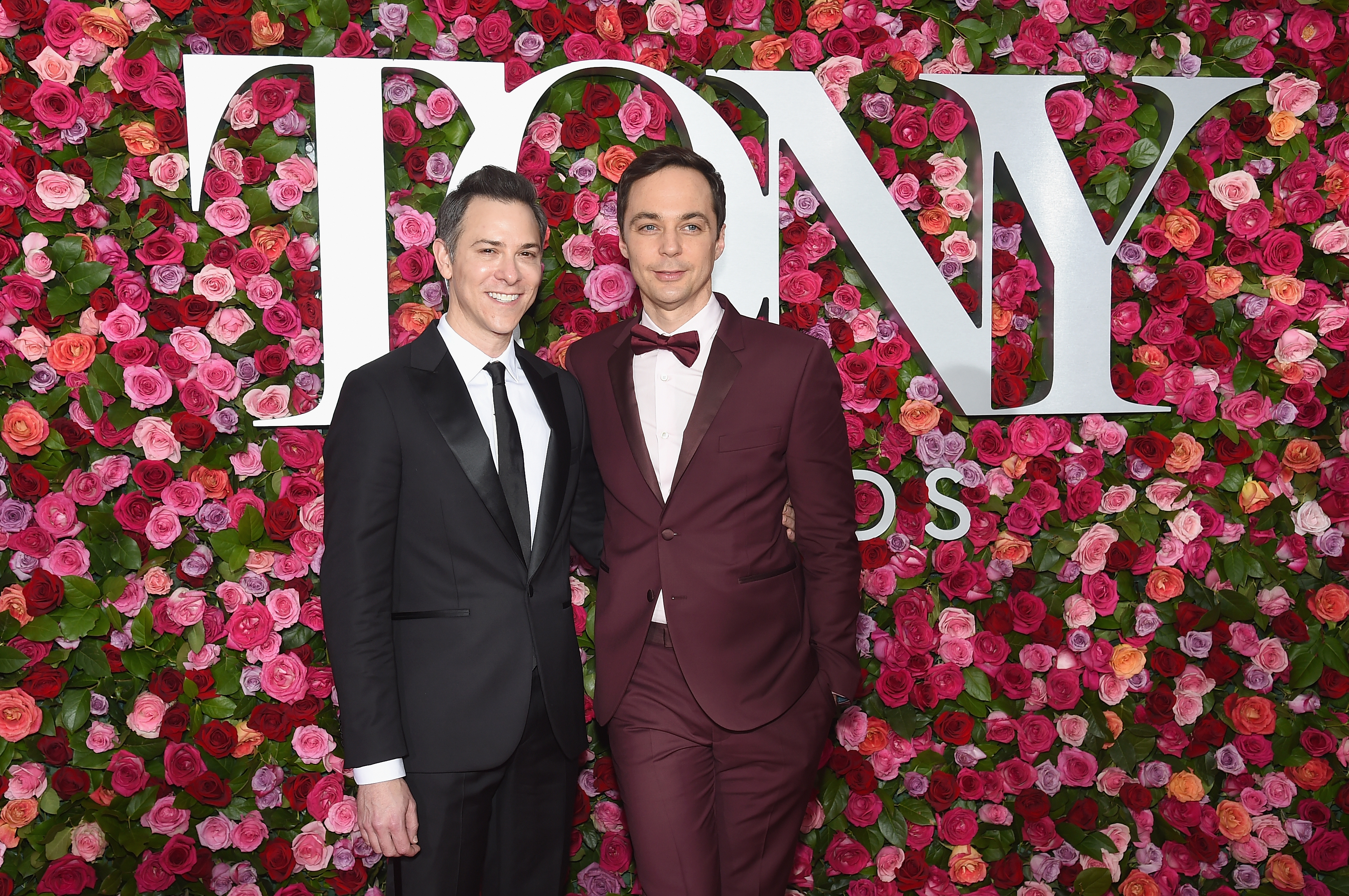 NEW YORK, NY - JUNE 10:  Todd Spiewak and Jim Parsons attend the 72nd Annual Tony Awards at Radio City Music Hall on June 10, 2018 in New York City.  (Photo by Jamie McCarthy/Getty Images)