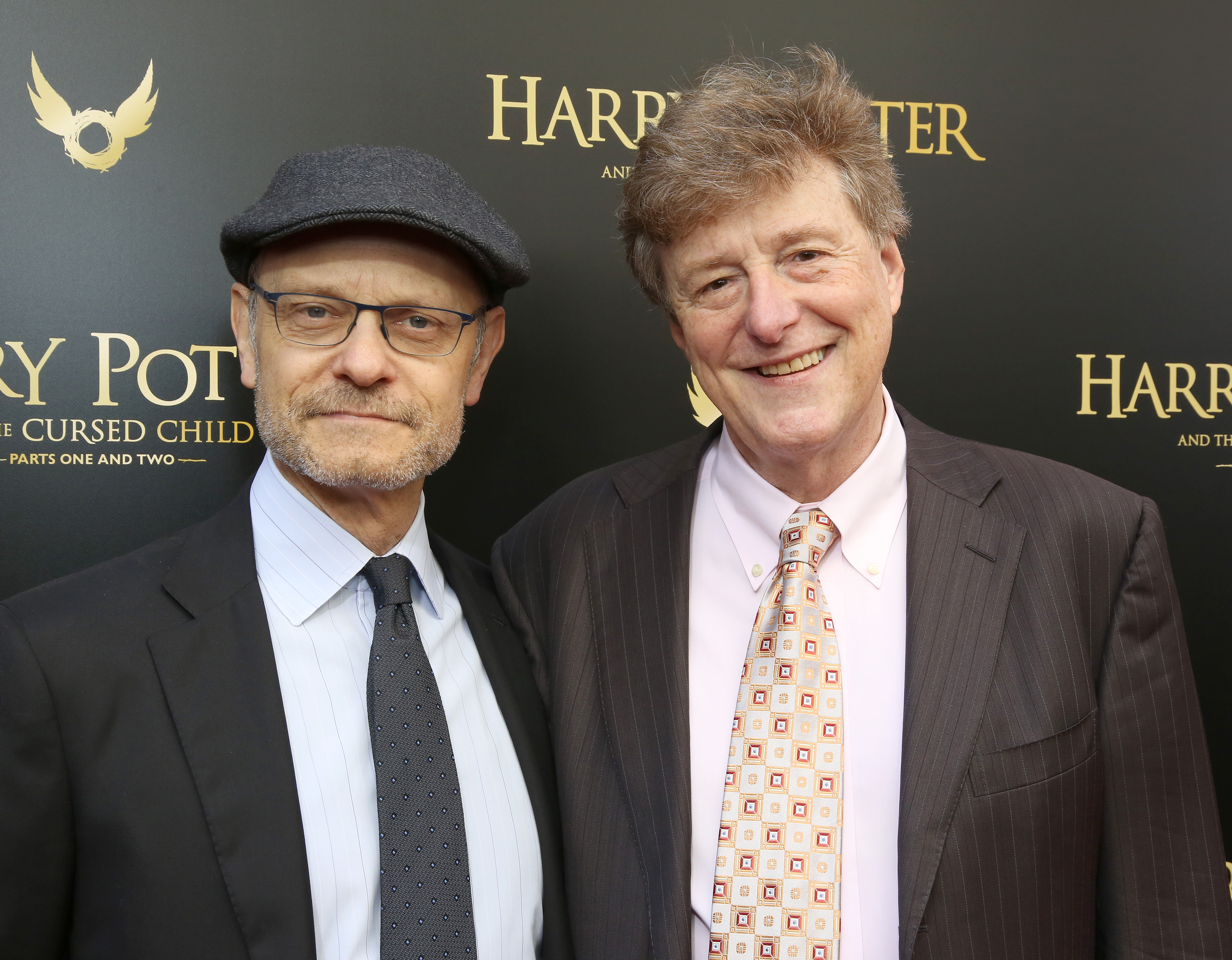 NEW YORK, NY - APRIL 22:  David Hyde Pierce and Brian Hargrove attend the Broadway Opening Day performance of