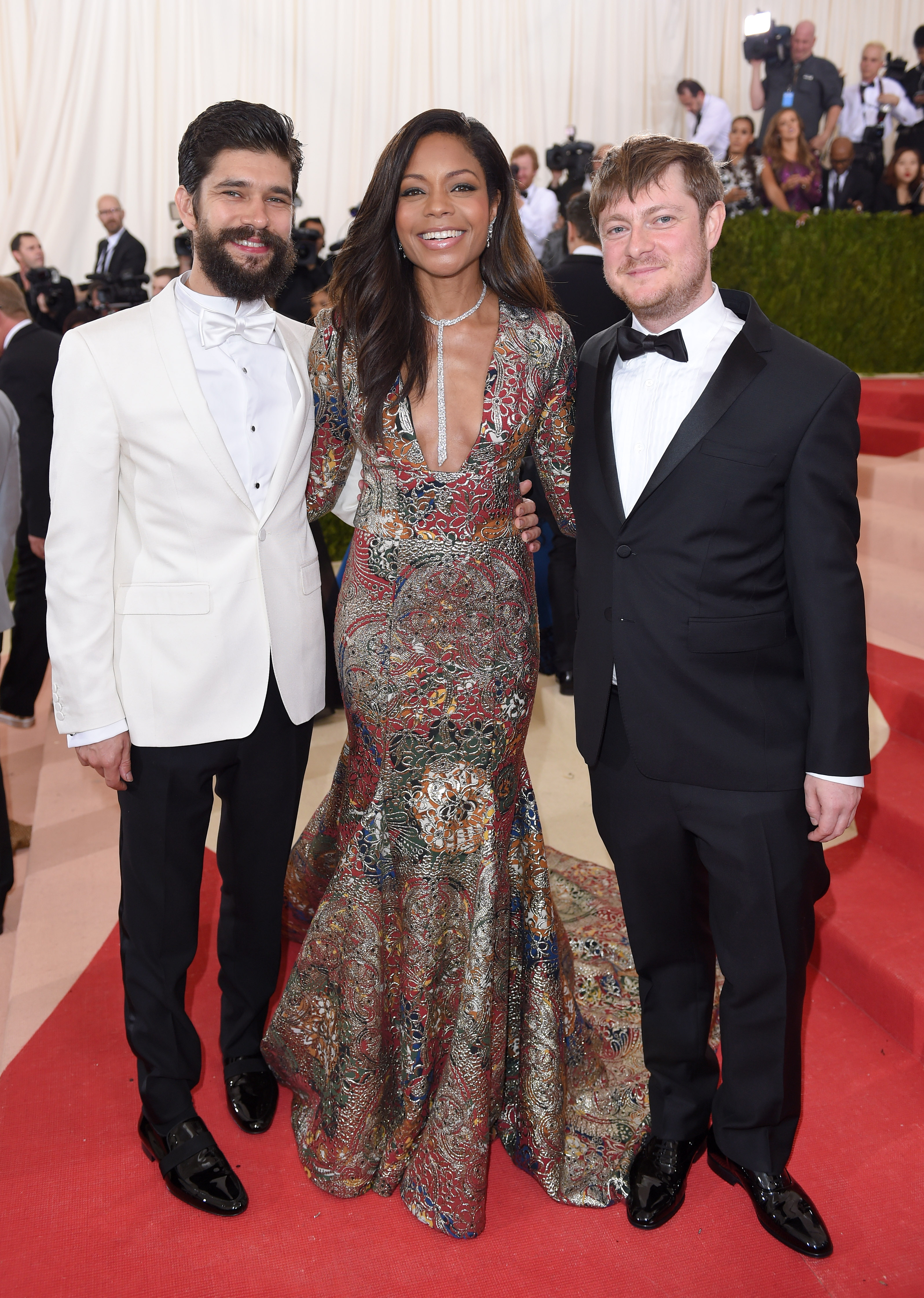 NEW YORK, NY - MAY 02:  Ben Whishaw, Naomie Harris and Mark Bradshaw arrive for the 