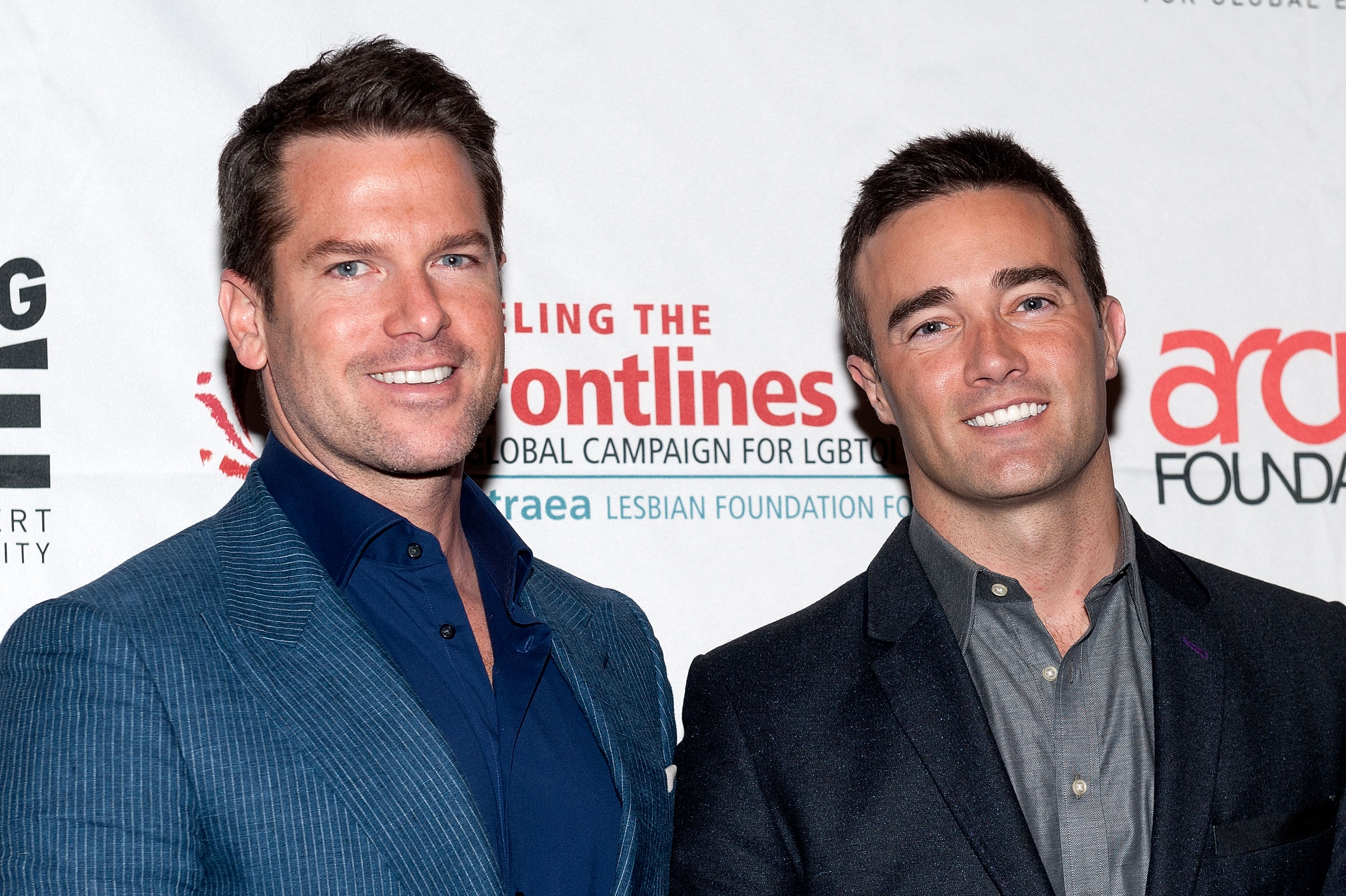 NEW YORK, NY - SEPTEMBER 15:  Thomas Roberts and Patrick Abner attend Uprising Of Love: A Benefit Concert For Global Equality at the Gershwin Theatre on September 15, 2014 in New York City.  (Photo by D Dipasupil/Getty Images)