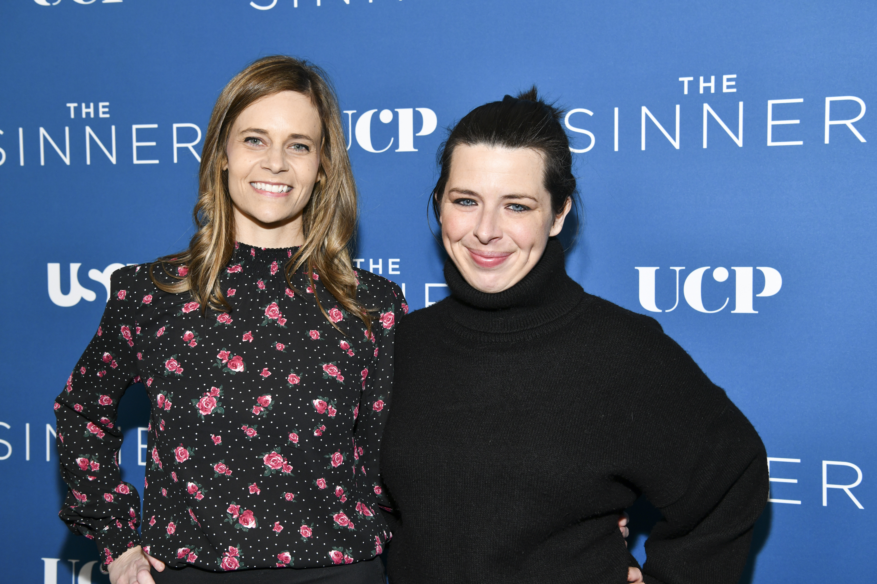 WEST HOLLYWOOD, CALIFORNIA - FEBRUARY 03: (L-R) Heather Turman and Heather Matarazzo arrive at the Premiere of USA Network
