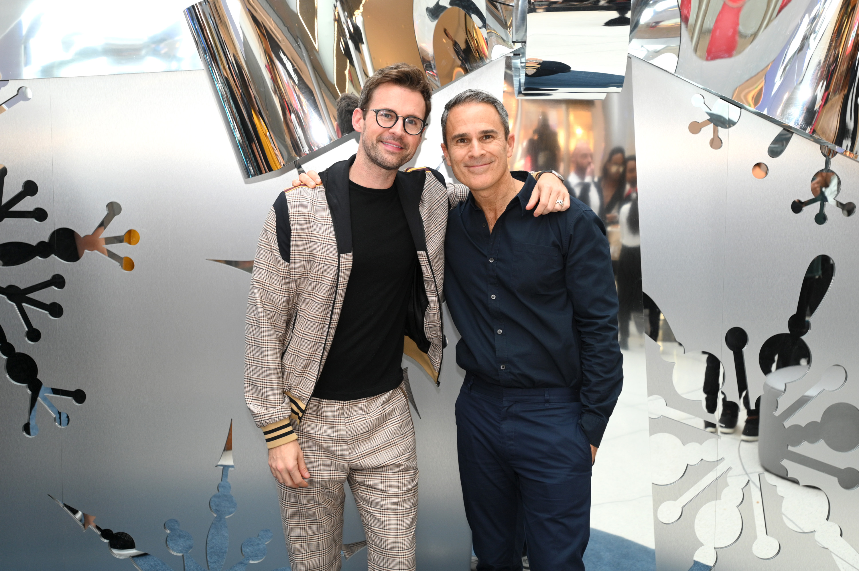 LOS ANGELES, CALIFORNIA - NOVEMBER 16: Brad Goreski (L) and Gary Janetti attend Beverly Center presents Holiday Eats with Brad Goreski and Gary Janetti at Beverly Center on November 16, 2019 in Los Angeles, California. (Photo by Andrew Toth/Getty Images for Beverly Center )