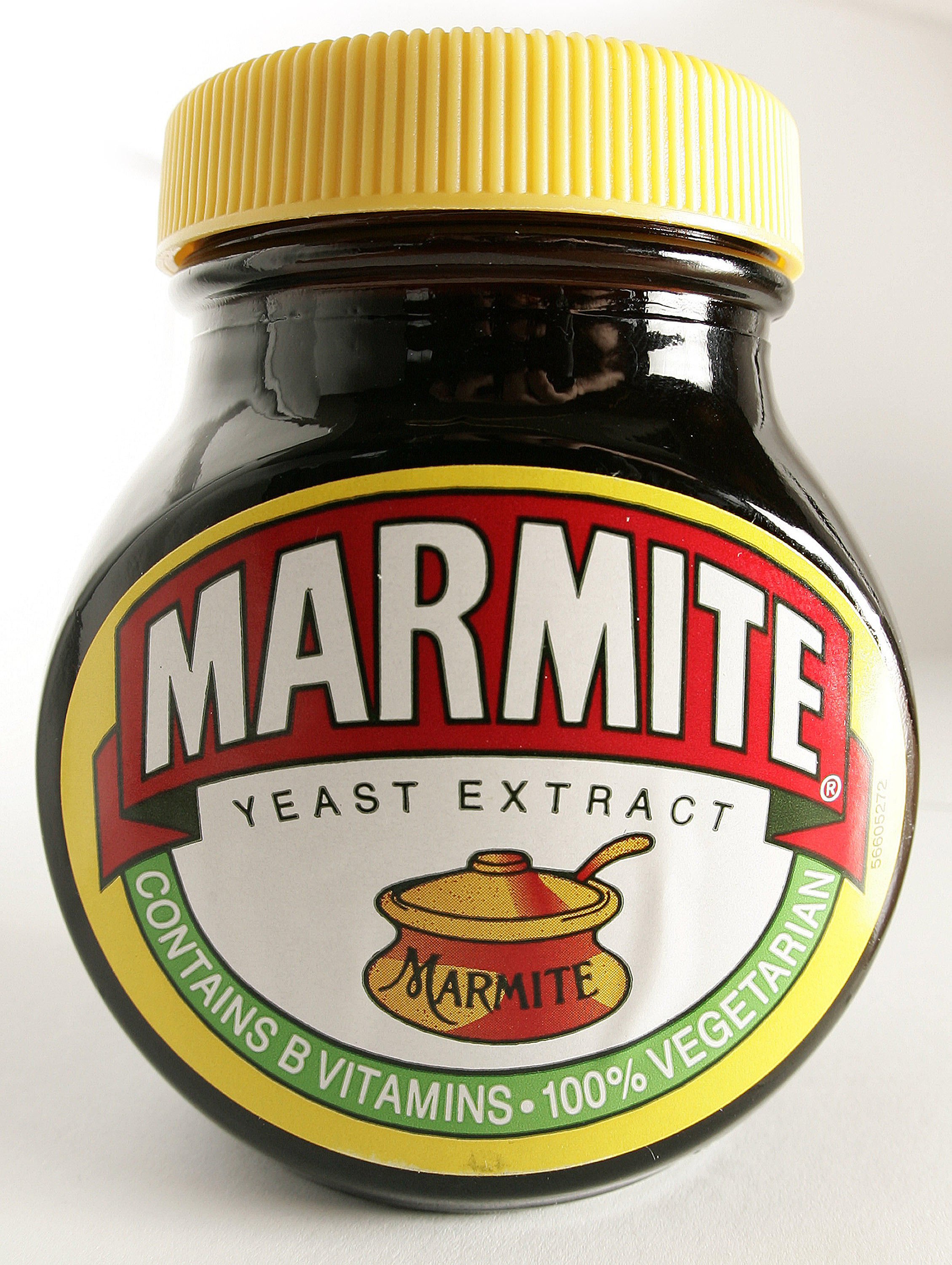 LONDON - FEBRUARY 25:  In this photo illustration, a jar of Marmite spread is seen on February 25, 2007 in London. Marmite have launched a special edition Guinness version of the yeast extract spread which is being released in time for Saint Patrick