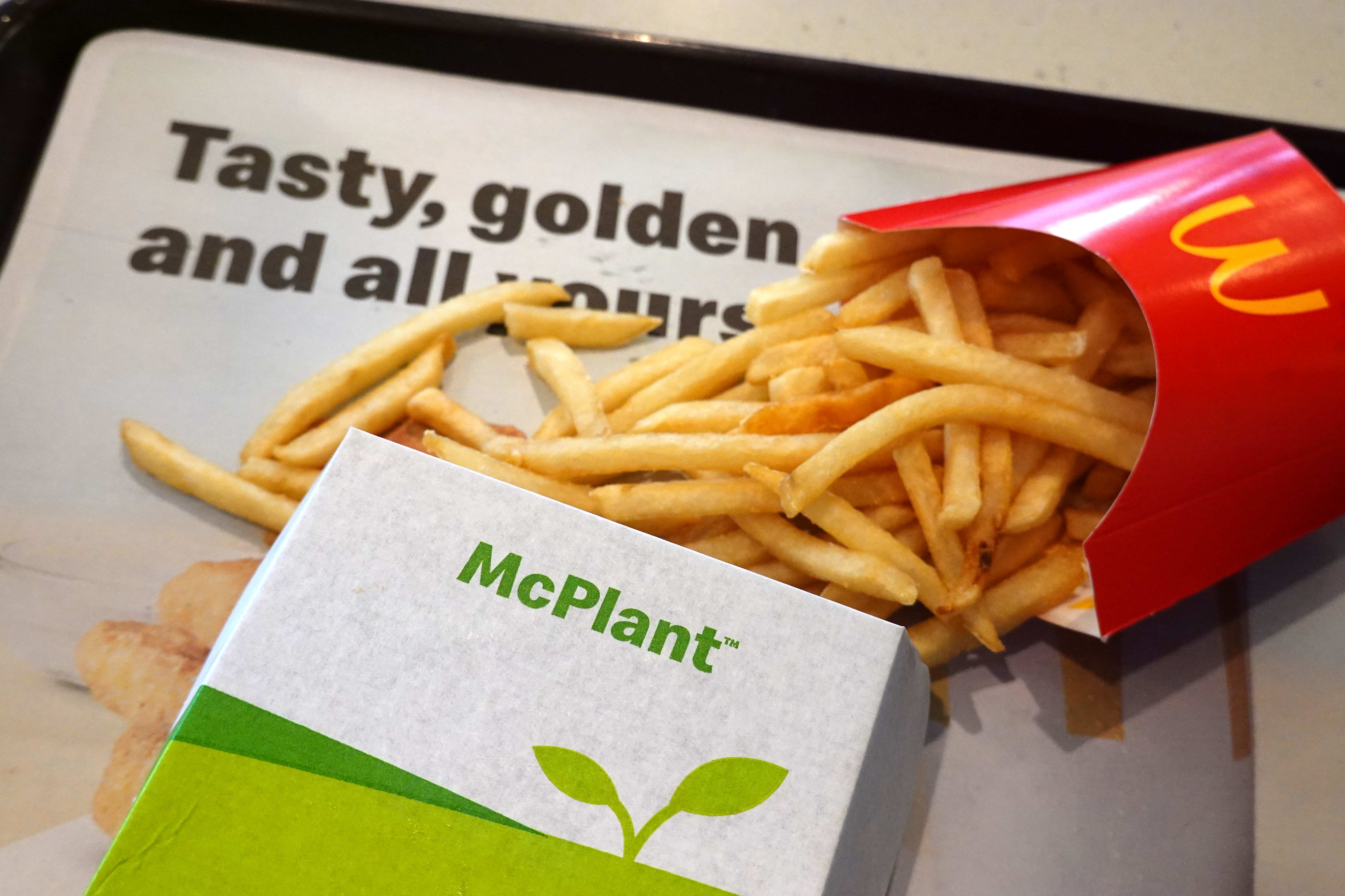 SAN RAFAEL, CALIFORNIA - FEBRUARY 14: In this photo illustration, packaging for the McDonald