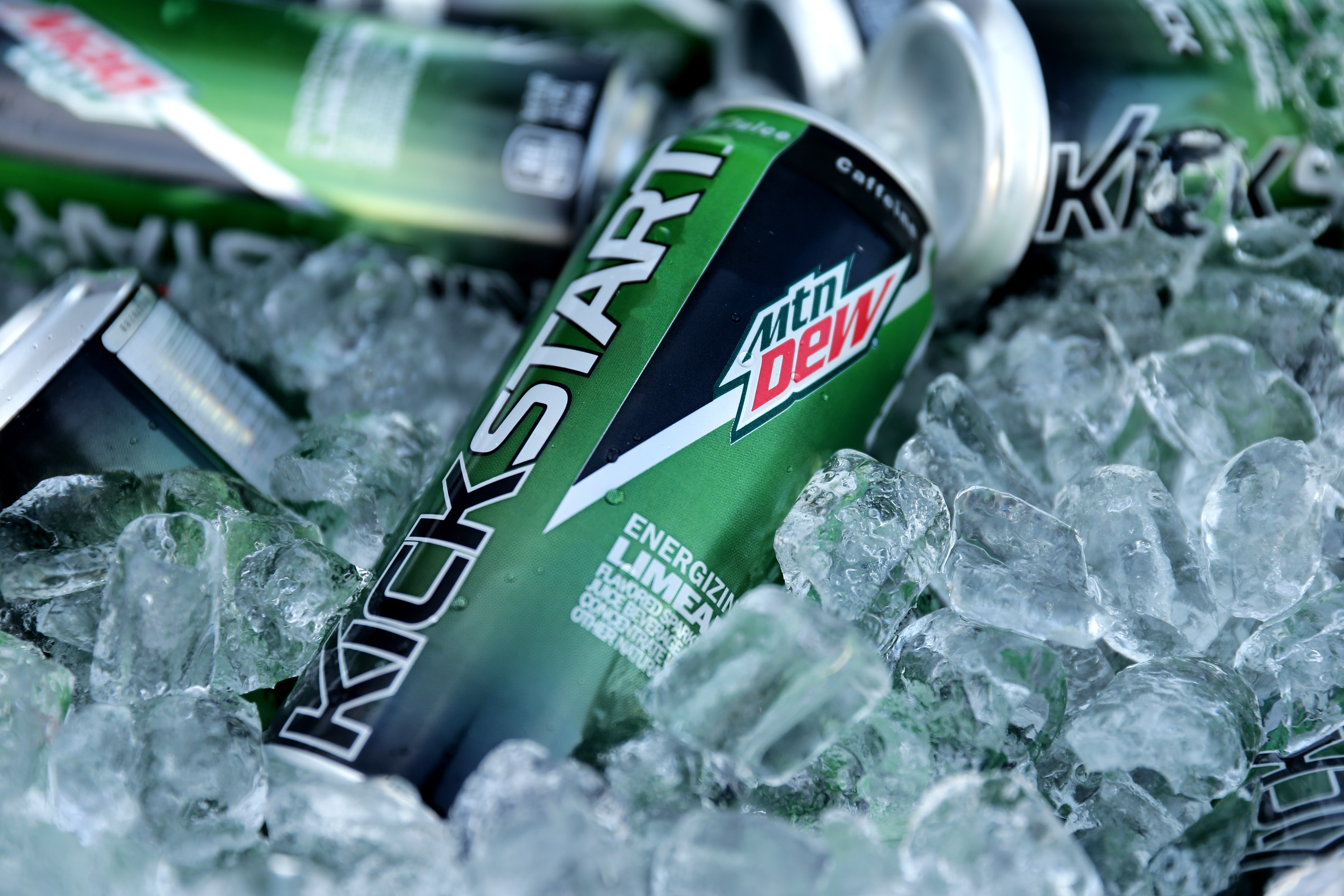 MIAMI BEACH, FL - FEBRUARY 23:  Mountain Dew Kickstart on display at Best of The Munchies: People