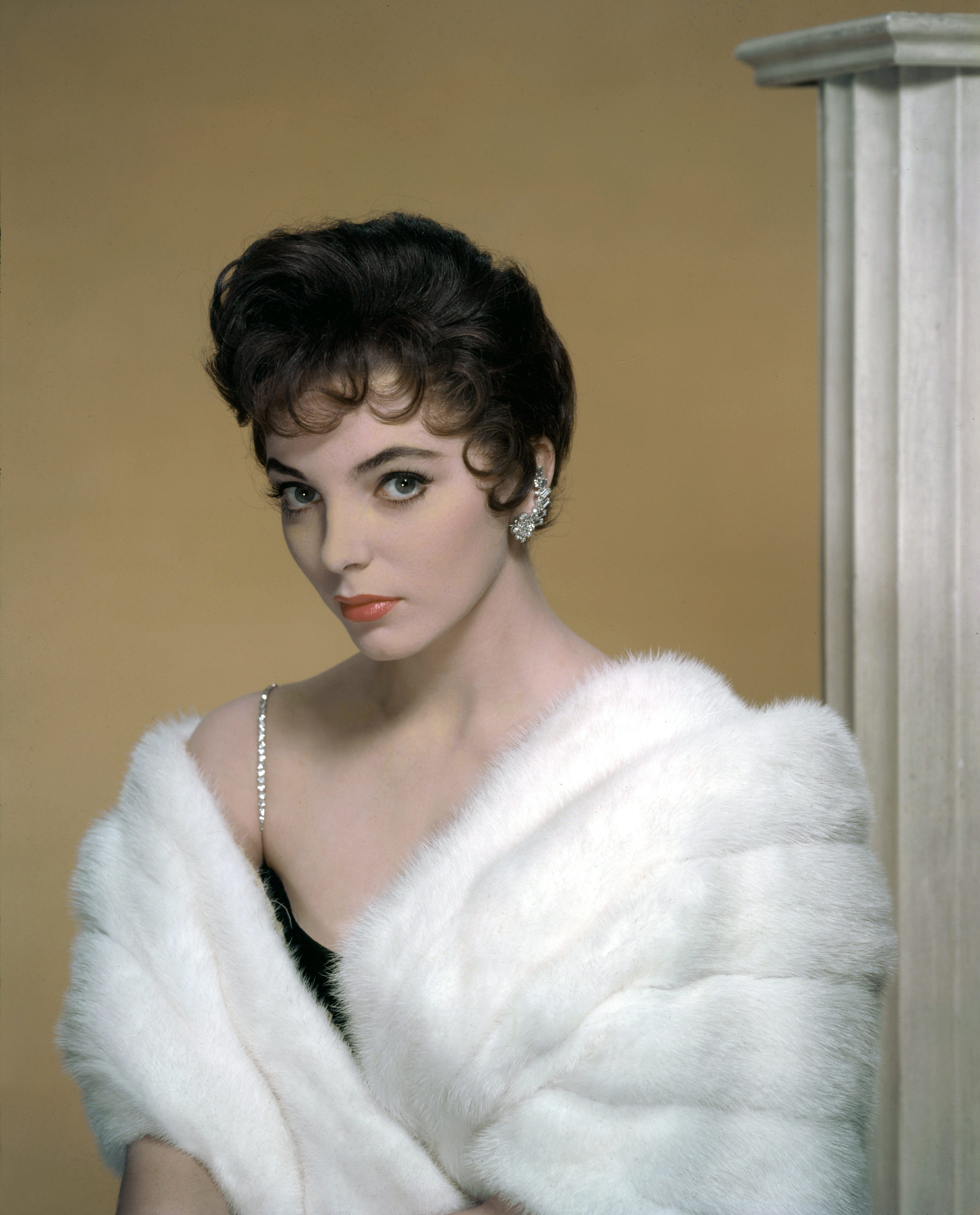 British actress Joan Collins (Photo by Sunset Boulevard/Corbis via Getty Images)