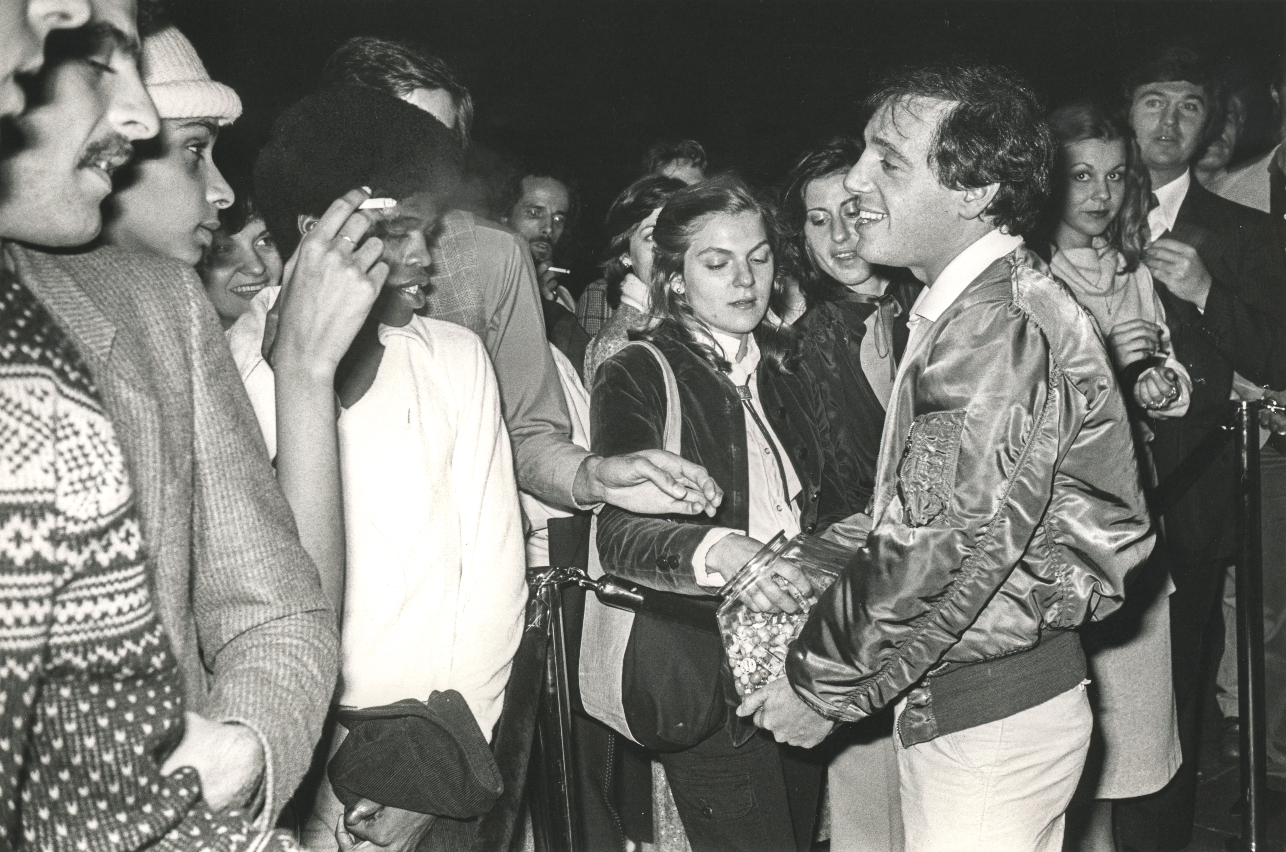 NEW YORK, NY - 1978:  Steve Rubell at Studio 54, c. 1978 in New York City.  (Photo by Sonia Moskowitz/Getty Images)