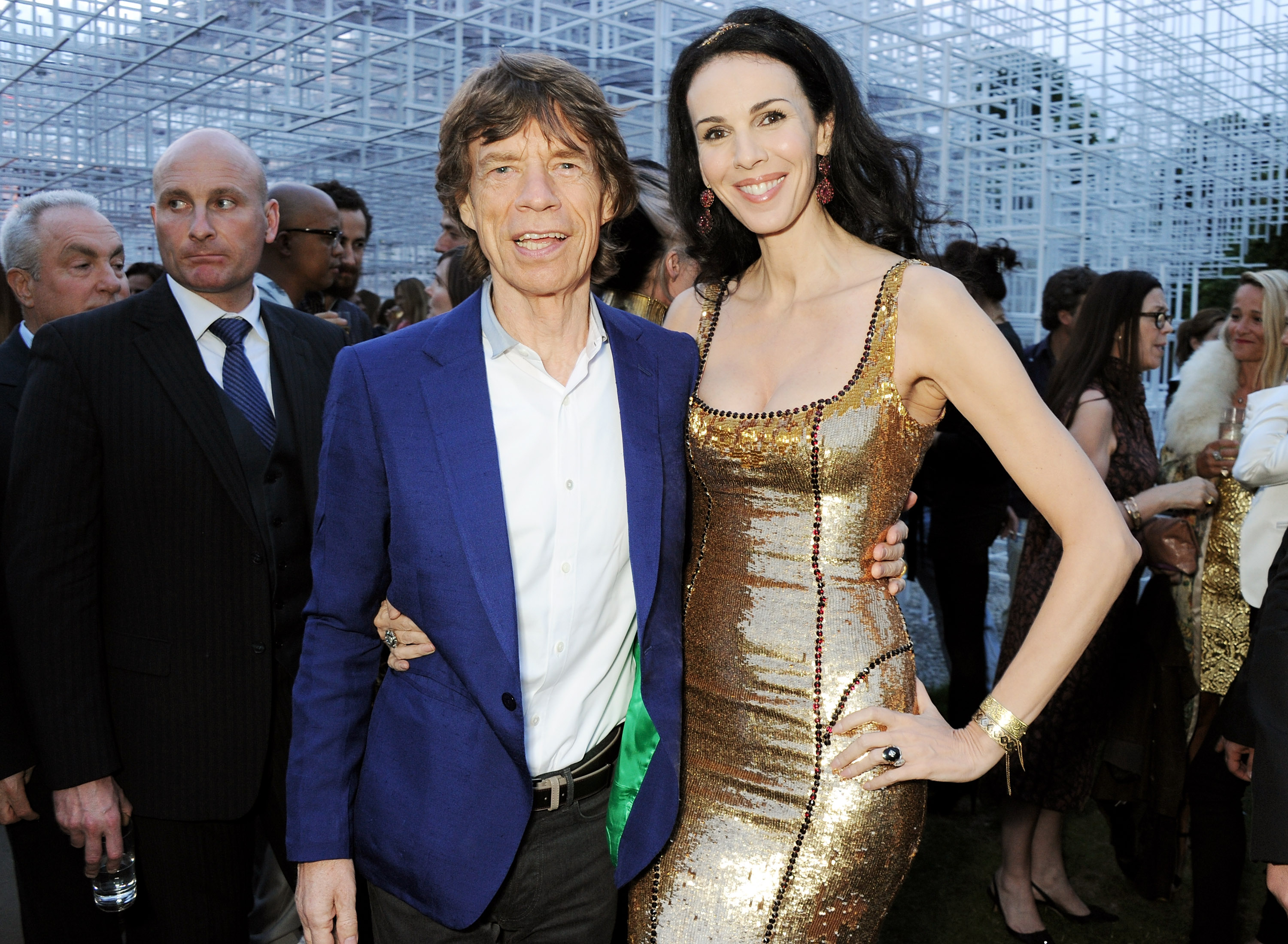 The picture uploaded onto L’Wren Scott’s Facebbok page, which has since been deleted.