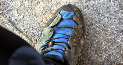 Be sure to pack an extra pair of laces in your bag in case you snap yours on the trail