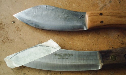 Knife Work - Old Hickory Skinner to Nessmuk conversion