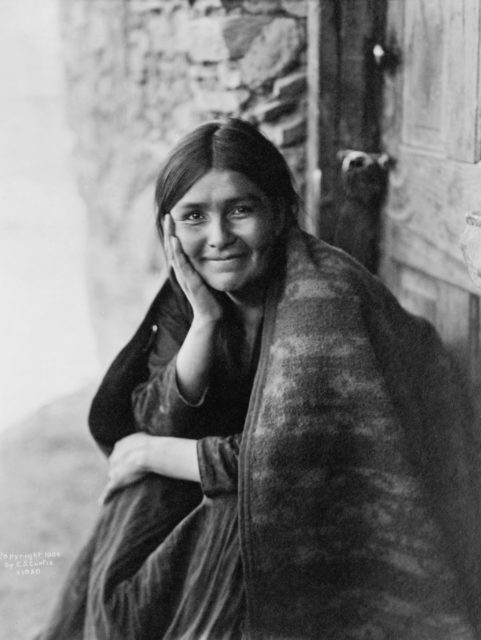 Edward S. Curtis – A Navaho smile