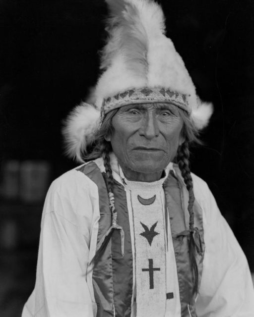 Chief White Head, Nakoda chief.