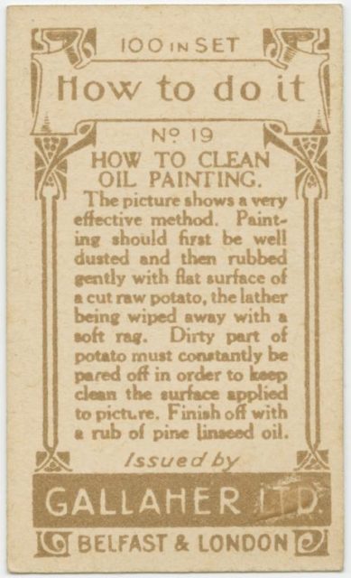 How To Clean an Oil Painting