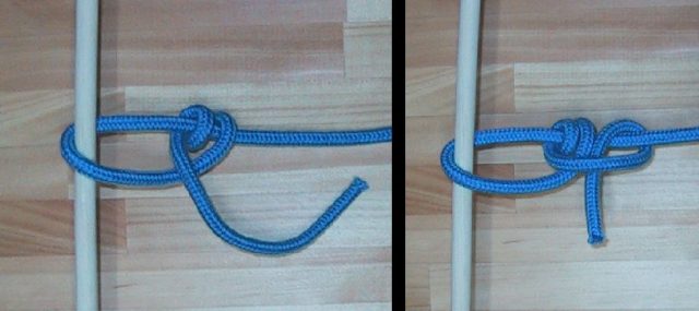 Taut-line Hitch How To – Author: Chris 73 – CC BY-SA 3.0