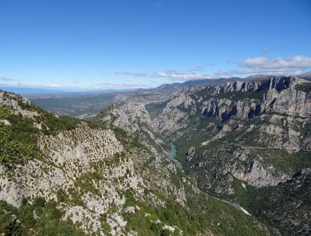 Between Castellane and Manosque, the river Verdon has carved out the deepest gorge in France