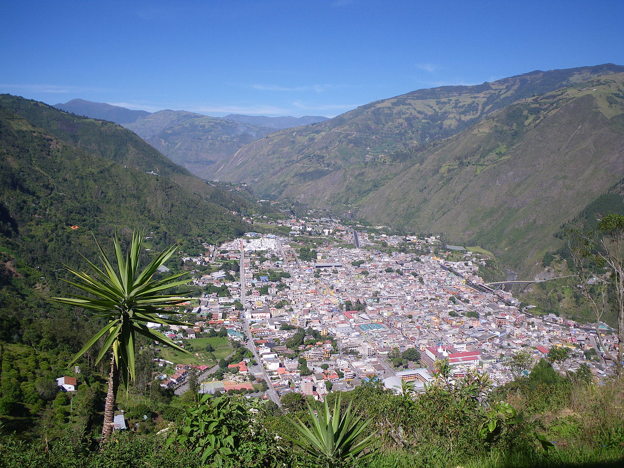 Baños from the east.