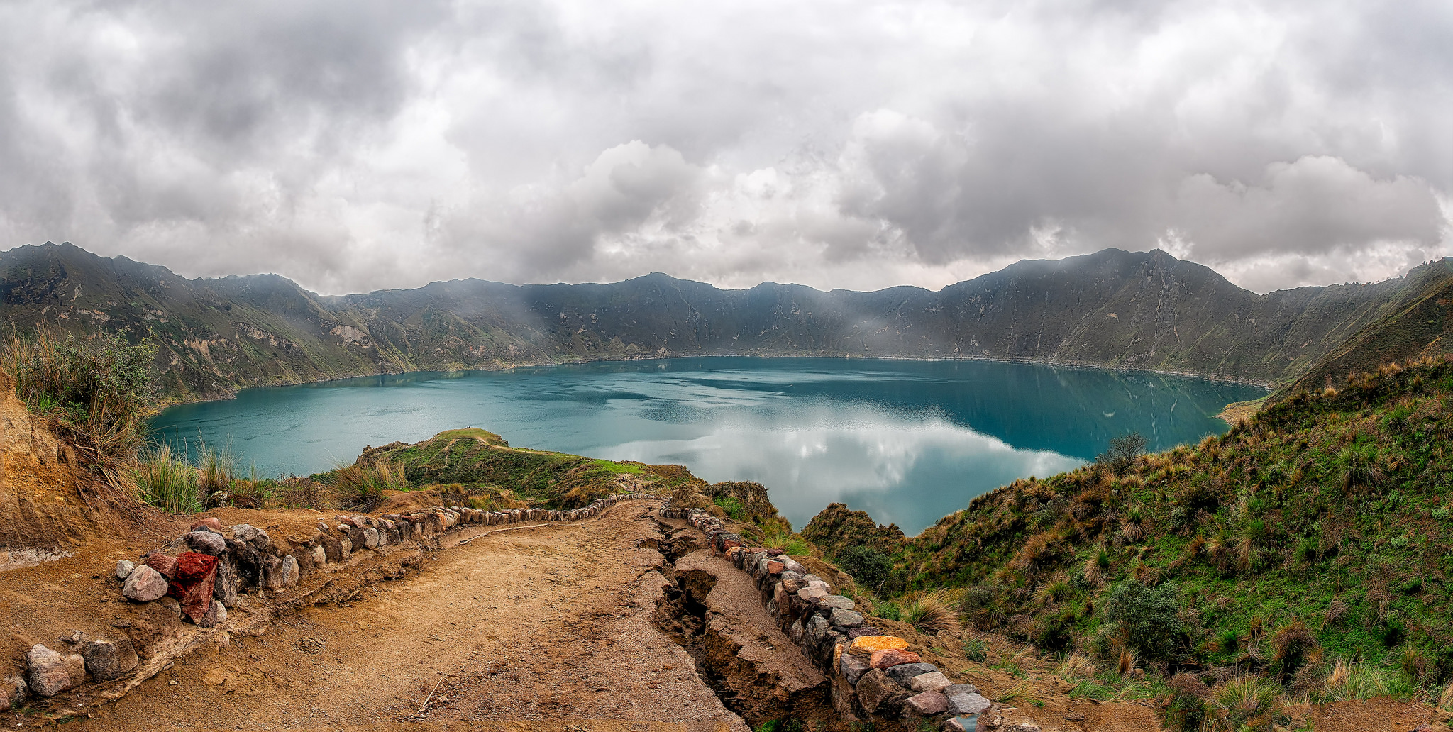 Quilotoa is the most western volcano in the Ecuadorian Andes. Photo credit