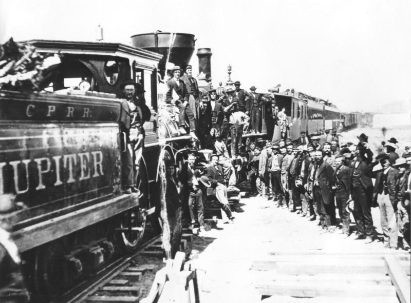 Utah railway in 1869 