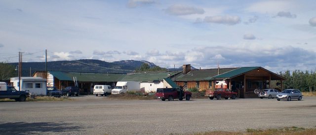 Braeburn Lodge is the first checkpoint in the Whitehorse–Fairbanks direction