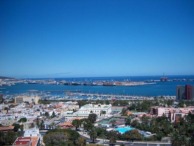The port of Las Palmas. Photo credit