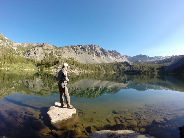 Hike up to Arrowhead Lake for some midday fishing and stunning views