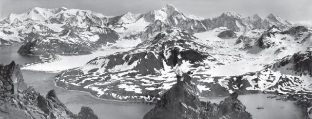 A panoramic view of South Georgia taken by Frank Hurley during the Imperial Trans-Antarctic Expedition