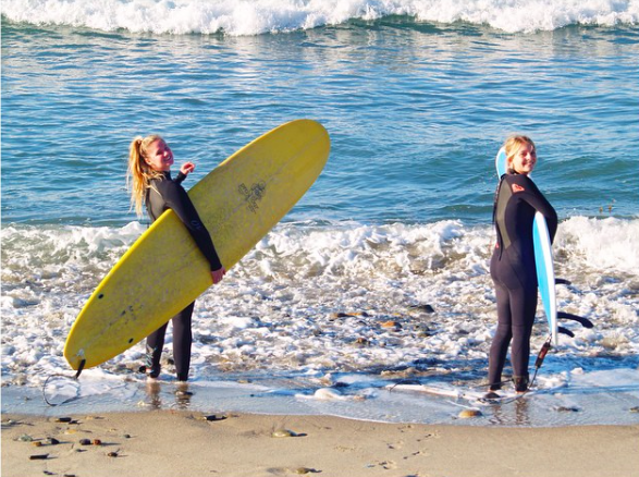 San Onofre State Beach is perfect for spending the day long-boarding with a group of family and friends