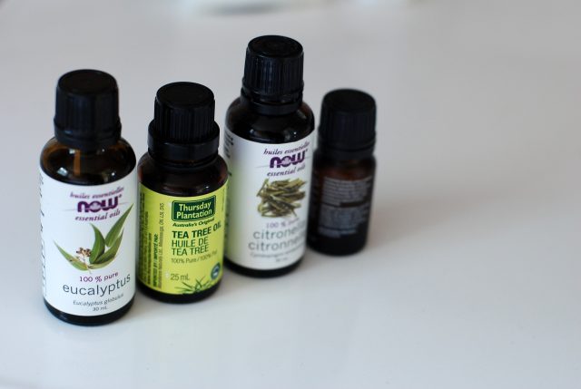 Natural oil mosquito repellents
