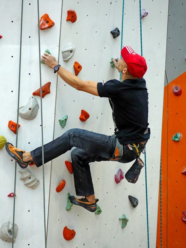 Climbing is good for your body and your mind