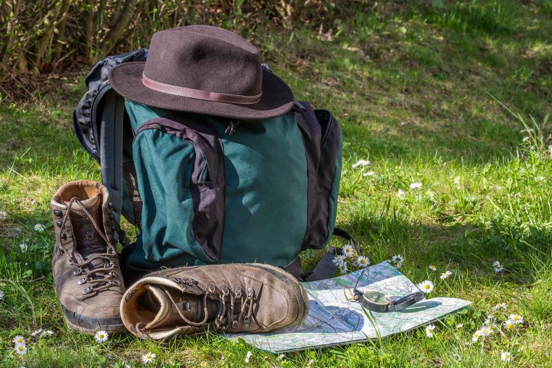Don’t pack more than you can comfortably carry on the long hike