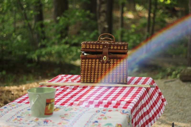 Add a personal touch to your picnic table