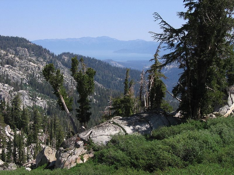View of Lake Tahoe looking north from Tahoe Rim Trail – Author: AT2663~commonswiki – CC BY-SA 3.0