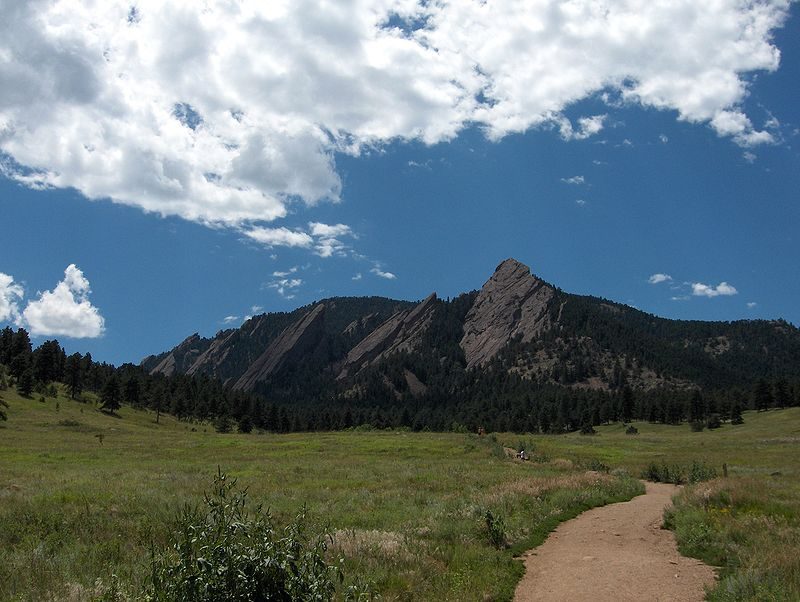 Trailheads for many popular hikes are located at Chautauqua Park, Boulder, Colorado