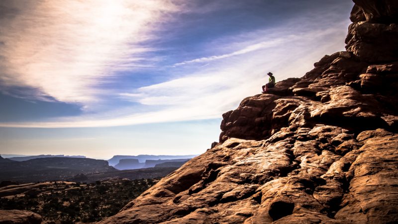Climbing in Moab