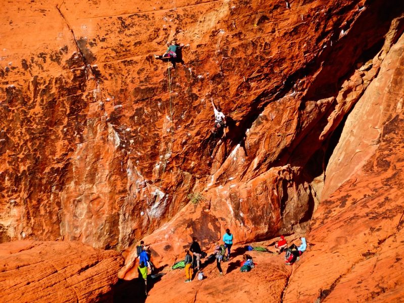 Red Rock has it all, from day crags like this one, to mega multi-pitch routes.