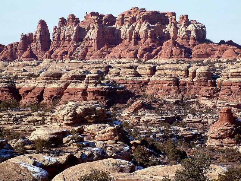 Rock formations in the Needles district – Author: Molas – CC BY-SA 2.5