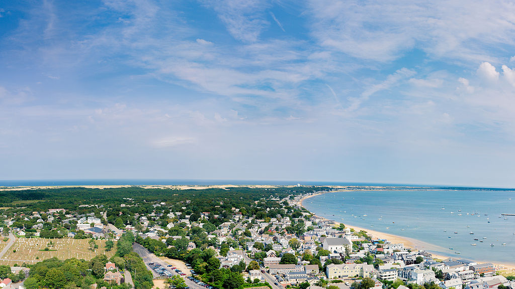 Aerial view of Provincetown, Cape Cod - Author: WestportWiki - CC BY-SA 3.0