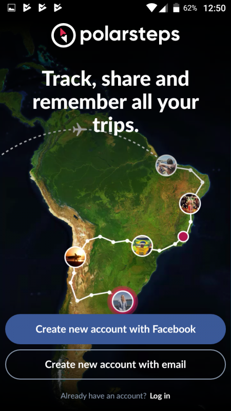 Track your trip with Polarsteps.
