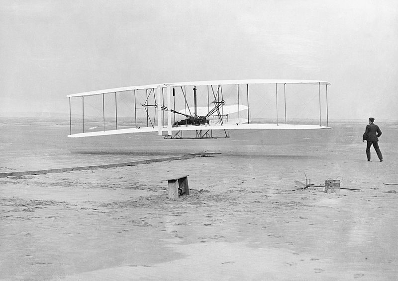 The Wright Brother’s and their famous first flight.