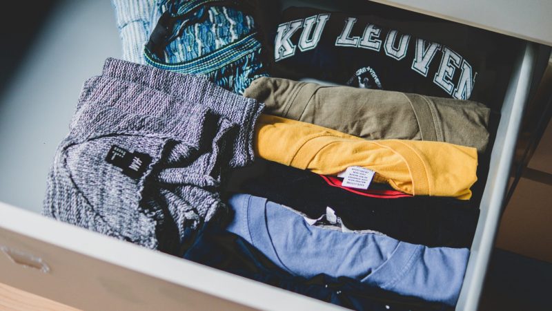 Rolling clothes can be very space-saving way of packing